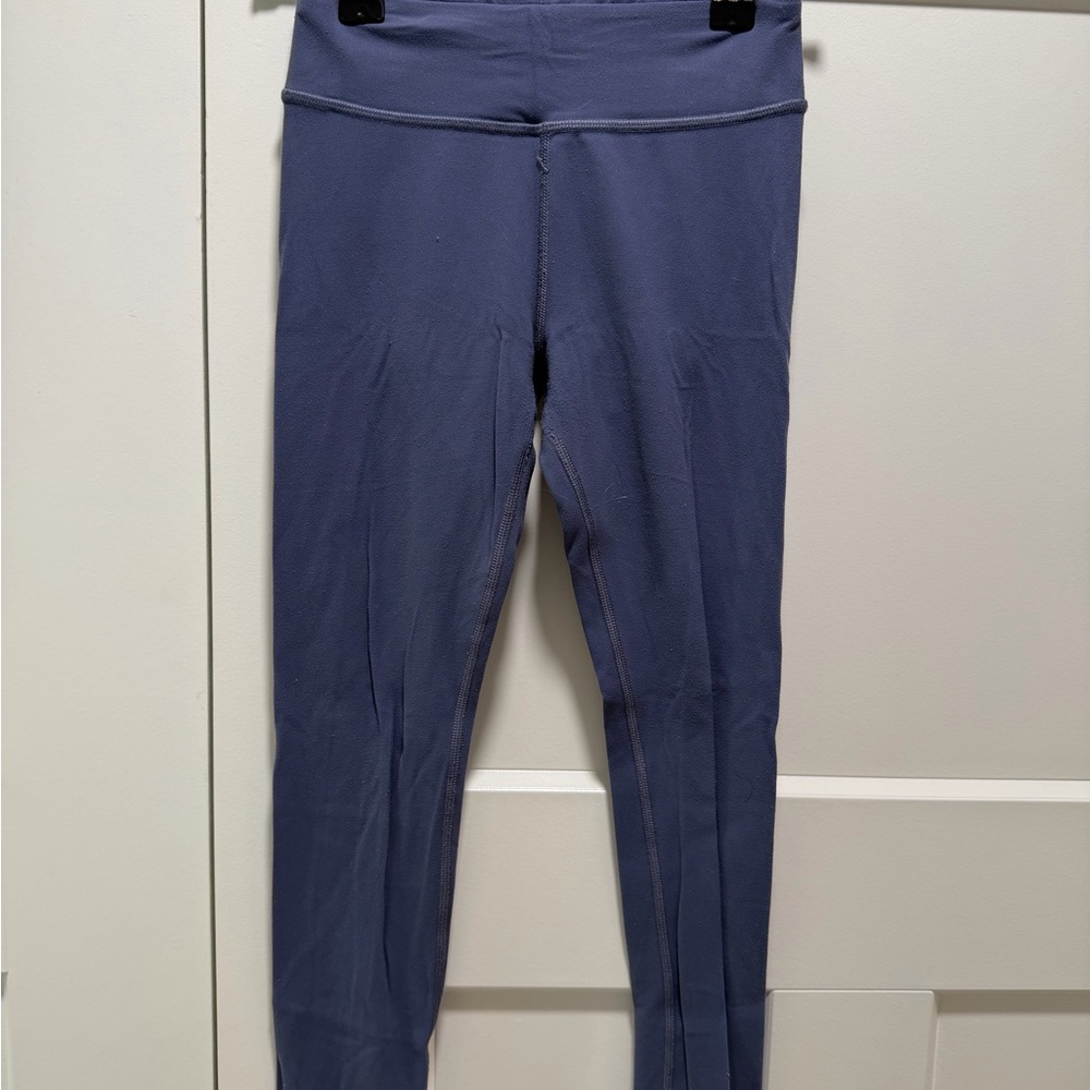 Athleta Girl purple high rise chit chat leggings